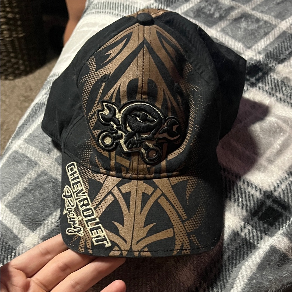 Chevrolet Black and Brown Cap